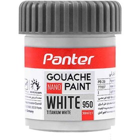 تصویر گواش تک رنگ سفید پنترکد950 (6 تایی) 