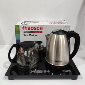 تصویر چای ساز 2000 وات تمام لمسی برند بوش مدل BOSCH WB-87ST - چای ساز بغل همی کتری Chaee saze bosch