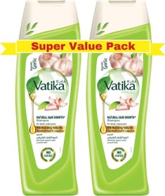 تصویر Vatika Naturals شامپو رشد طبیعی موی سیر اسپانیایی | برای موهای ضعیف و در حال سقوط | با تغذیه روغن واتیکا | بسته فوق العاده 2-2x400 میلی لیتر - ارسال 20 روز کاری Vatika Naturals Spanish Garlic Natural Hair Growth Shampoo | For Weak, Falling Hair | With Nourishing Vatika Oils | Super Value Pack of 2-2x400 ml