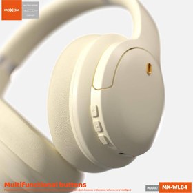 تصویر هدست بلوتوث MOXOM MX-WL84 Moxom MX-WL84 Wireless Bluetooth Headphones - Hi-Fi Sound, 26H Battery