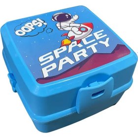 تصویر ست ظرف غذا و قمقمه کودک هوبی لایف مدل Space Party کد 061199 