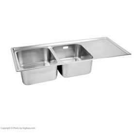 تصویر سینک پرنیان استیل Ps 1221 توکار Parnian Steel inset sink Ps-1221