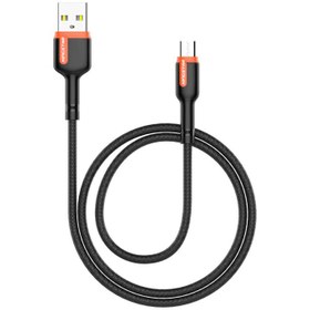 تصویر کابل تبدیل 1 متری USB به MicroUSB کینگ استار مدل K32 A ا KingStar K32A USB to MicroUSB 1m Data Charging Cable KingStar K32A USB to MicroUSB 1m Data Charging Cable