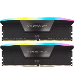 تصویر رم دسکتاپ DDR5 دو کاناله 6000 مگاهرتز CL40 کورسیر مدل VENGEANCE RGB ظرفیت 32 گیگابایت 