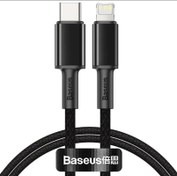 تصویر کابل تبدیل فست شارژ Baseus CATLGD Type-C to Lightning 3A PD 5W 1m 