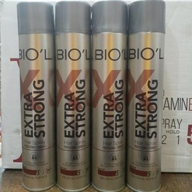 تصویر اسپری حالت دهنده مو بیول 500میل مدل Ultra Strong - مدل Extra Strong 250 میل Biol Ultra Strong Hair Spray