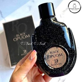 تصویر عطر ادکلن زنانه روونا شرکتی بلک اوپیوم حجم 100 میل ROVENA Black Opuom Eau De Parfum For Women 100 ml