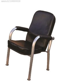 تصویر صندلی انتظار e400 مدیران صنعت ا پایه فلزی -  رویه چرمی - مناسب برای ارباب رجوع پایه فلزی -  رویه چرمی - مناسب برای ارباب رجوع