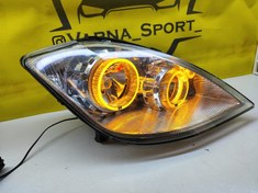 تصویر چراغ جلو اسپرت تیبا طرح bmw گلد Tiba sport headlight, blue BMW design