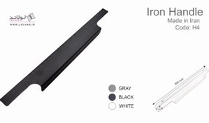 تصویر دستگیره دو پیچ شاخه ای تاپ ساید مخفی کد H4 