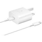 تصویر شارژر سامسونگ مدل EP TA800 توان 25 وات سه پین همراه کابل Charger Samsung EP TA800 25W Three Pin With Cable