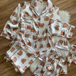 تصویر ست بیمارستانی مادر و کودک سایز ۴۲ با پاپوش و تل 