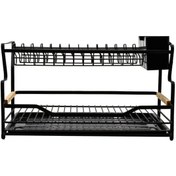 تصویر آبچکان 2 طبقه مشکی bvk 401725 