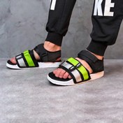 تصویر صندل مردانه مدل اسنو رنگ سبز طوسی 