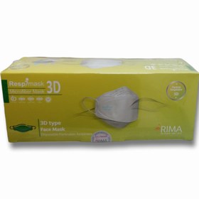 تصویر جعبه 25 عددی ماسک تنفسی سه بعدی رسپی ریما (3D-Type Large-Sized RespiMask Face Mask)