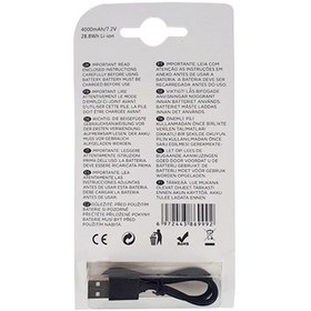 تصویر باتری DBK NP-F970 M با ظرفیت 6000 میلی آمپر به همراه کابل شارژ USB 