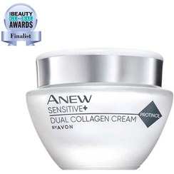 تصویر کرم صورت با دوبرابر کلاژن برای پوست حساس Avon Anew Sensitive Dual Collagen 