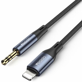 تصویر کابل Aux آیفونی یسیدو مدل YAU35 طول 1 متر YESIDO YAU35 Lightning audio cable