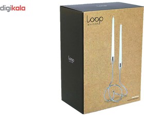 تصویر Black And Blum Loop Maison Loop Gold Candlestick ا شمعدان بلک اند بلوم سری Loop Maison مدل Loop Gold شمعدان بلک اند بلوم سری Loop Maison مدل Loop Gold