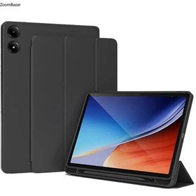 تصویر کیف کلاسوری اسمارت جا قلم دار مناسب برای تبلت شیائومی 12.1 Xiaomi Poco Pad - یاسی Xiaomi Poco Pad 12.1