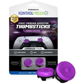 تصویر kontrolfreek performance thumbsticks for playstation 5 frenzy edition purple 