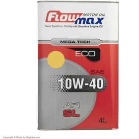 تصویر روغن موتور پارس فلومکس مدل MEGA TECH Pars Flowmax MEGA TECH 10W-40 SL 4Lit