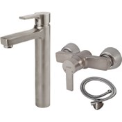 تصویر ست شیرآلات کسری مدل امگا مجموعه 3 عددی 