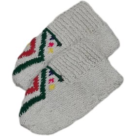 تصویر پاپوش پشمی سنتی 