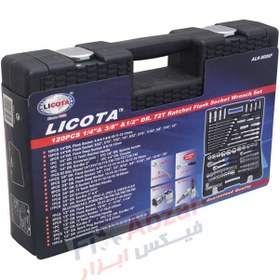 تصویر مجموعه 120 عدد آچار بکس لیکوتا مدل ALK-8006F Socket Set Licota Model ALK-8006F