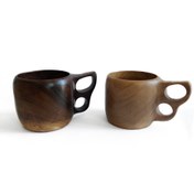 تصویر کوکسا چوبی دست ساز مدل دو حلقه ای 