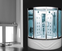 تصویر کابین دوش و سونا بخار زرین آب مدل ونیز 