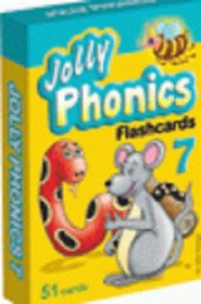 تصویر فلش کارت جولی فونیکس Jolly Phonics 7 Flashcards 