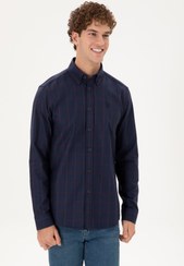 تصویر پیراهن مردانه آبی سرمه ای یو اس پولوU.S. Polo Assn. | 1107108 اورجینال 