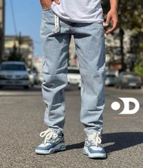 تصویر شلوار مام استایل مردانه رنگ یخی مدل ZARA کد ZHFNK Men's Mom-Style Pants Ice Color ZARA code ZHFNK