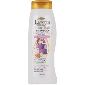 تصویر شامپو ملایم موی سر کودک 300میل لابورن Laboren Gentle Baby Hair Shampoo 300ml