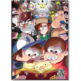 تصویر تابلو صوتی انیمیشن Gravity Falls آبشار جاذبه 