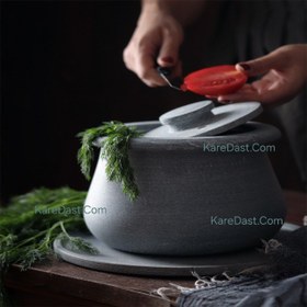 تصویر دیزی سنگی طرح شلغمی 