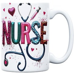 تصویر ماگ مدل مشاغل طرح پرستار کد 537 