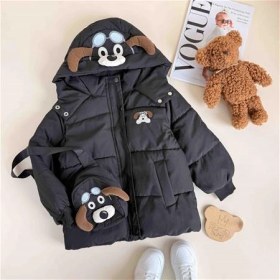 تصویر کاپشن بچگانه طرح سگ 2 سال تا 6 سال کد 9764 