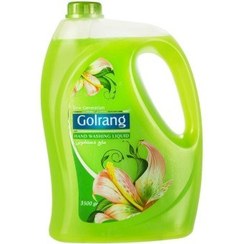 تصویر مایع دستشویی 4 لیتر صدفی سبز گلرنگ 