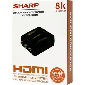 تصویر تبدیل SHARP AV To HDMI ا SHARP AV To HDMI converter SHARP AV To HDMI converter
