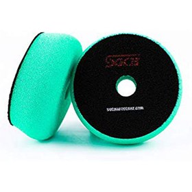 تصویر پد پولیش زبر سبز 75 میلی متری اس جی سی بی مدل SGCB RO & DA Buffing Foam Pad 3inches SGGA188 