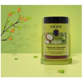 تصویر ماسک مو فاقد‌سولفات VEGAN اینوآر Inoar Vegan Hair Mask-800ml