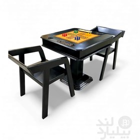 تصویر میز شطرنج و تخته نرد شش کاره با جنس MDF 