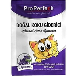 تصویر بوگیر خاک گربه با رایحه لوندر پروپرفک ProPerfeck Lavender Scented Odor Remover وزن 25 گرم 
