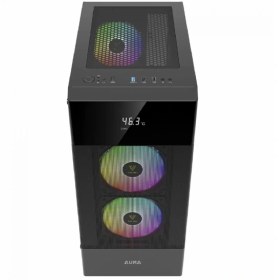 تصویر کیس کامپیوتر گیم دیاس مدل AURA GC5 ELITE ARGB Black 