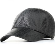 تصویر کلاه کپ چرم Python 