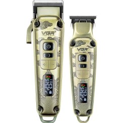 تصویر ست ماشین اصلاح وی جی آر مدل V-643 با تکنولوژی برش مستقیم و استیل ضد زنگ 