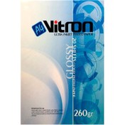تصویر کاغذ گلاسه A4 مخصوص پرینتر جوهر افشان 260 گرم Vitron بسته 20 عددی Vitron Glossy Photo Paper 260 gr