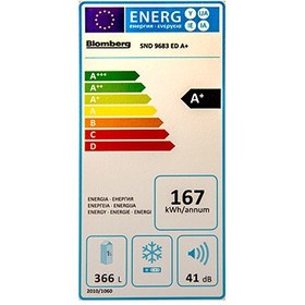 تصویر یخچال و فریزر بلومبرگ مدل 9683 Blomberg 9683 Refrigerator
